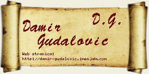 Damir Gudalović vizit kartica